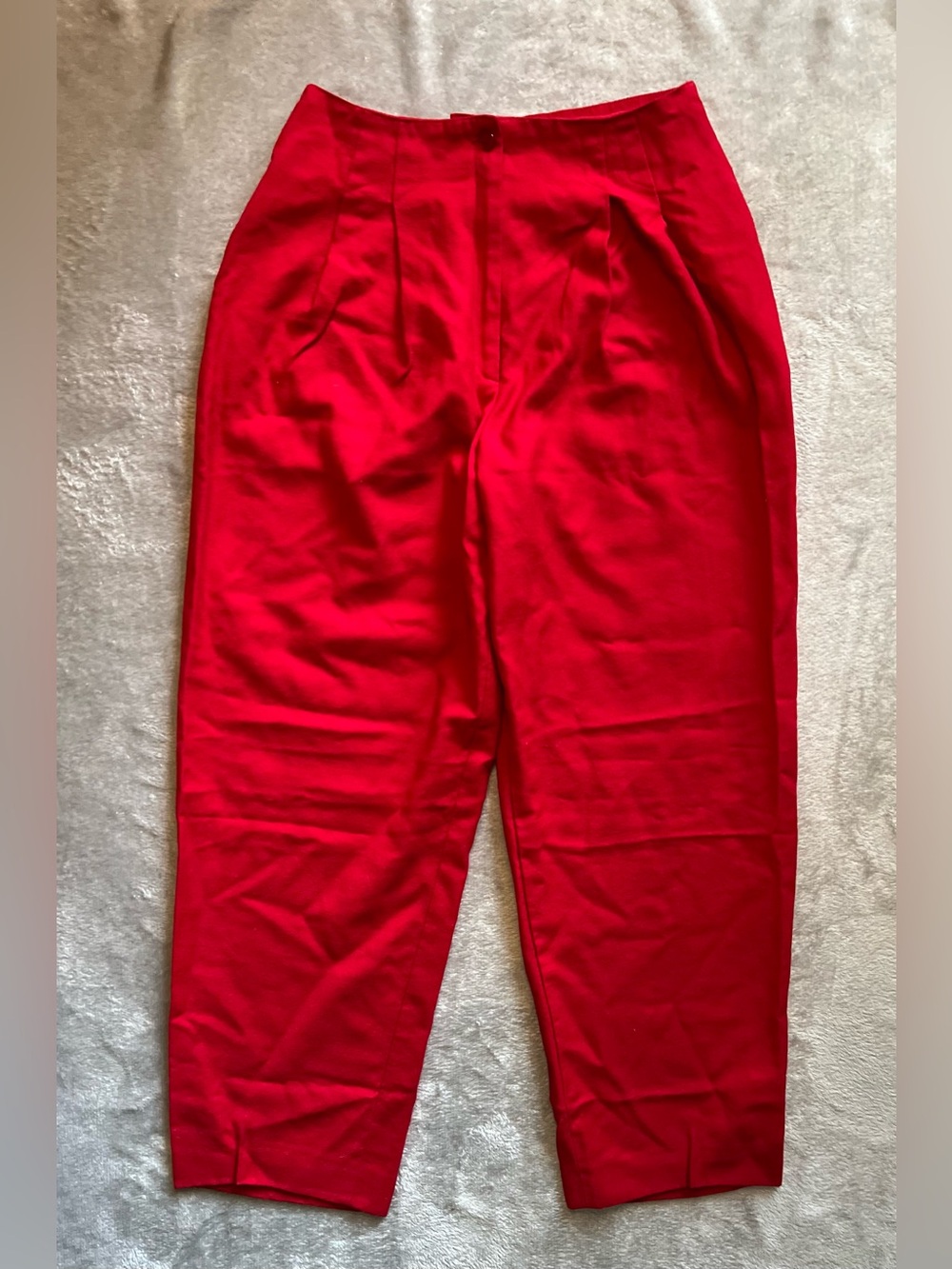 Vintage Mr. Jax Women’s Red 100% Virgin Wool Dress Pants Size 12